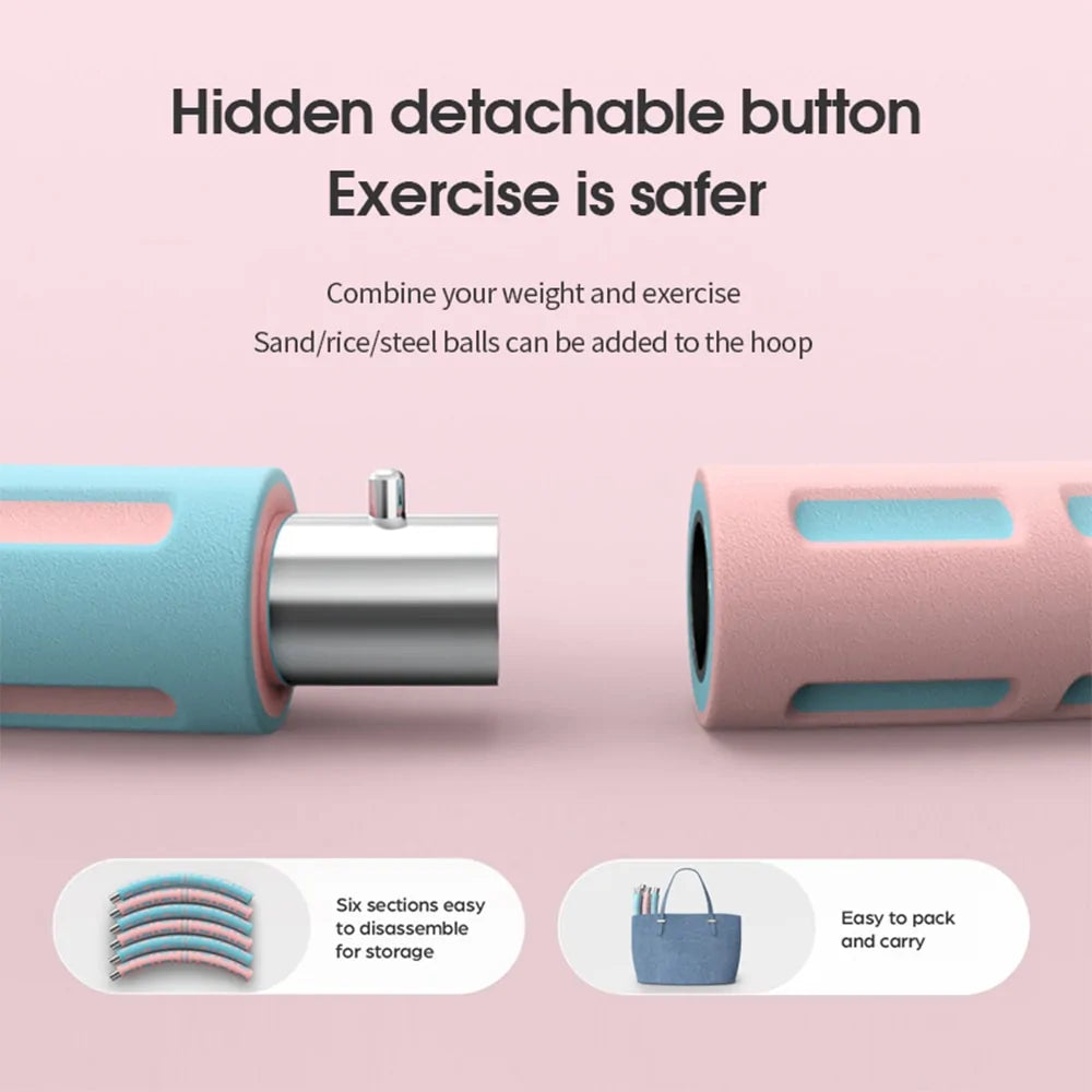 Stainless Steel Fitness Hoop: Abdomen Workout Circle