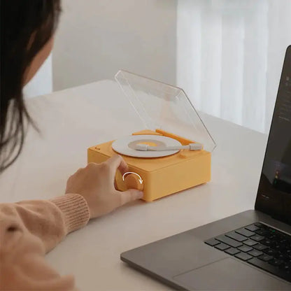 Retro Vinyl Wireless Bluetooth Alarm Clock