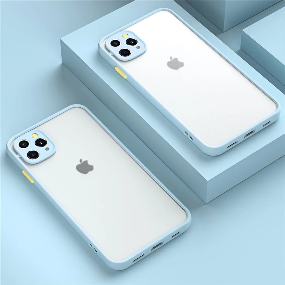 Shockproof Matte Case For iPhone