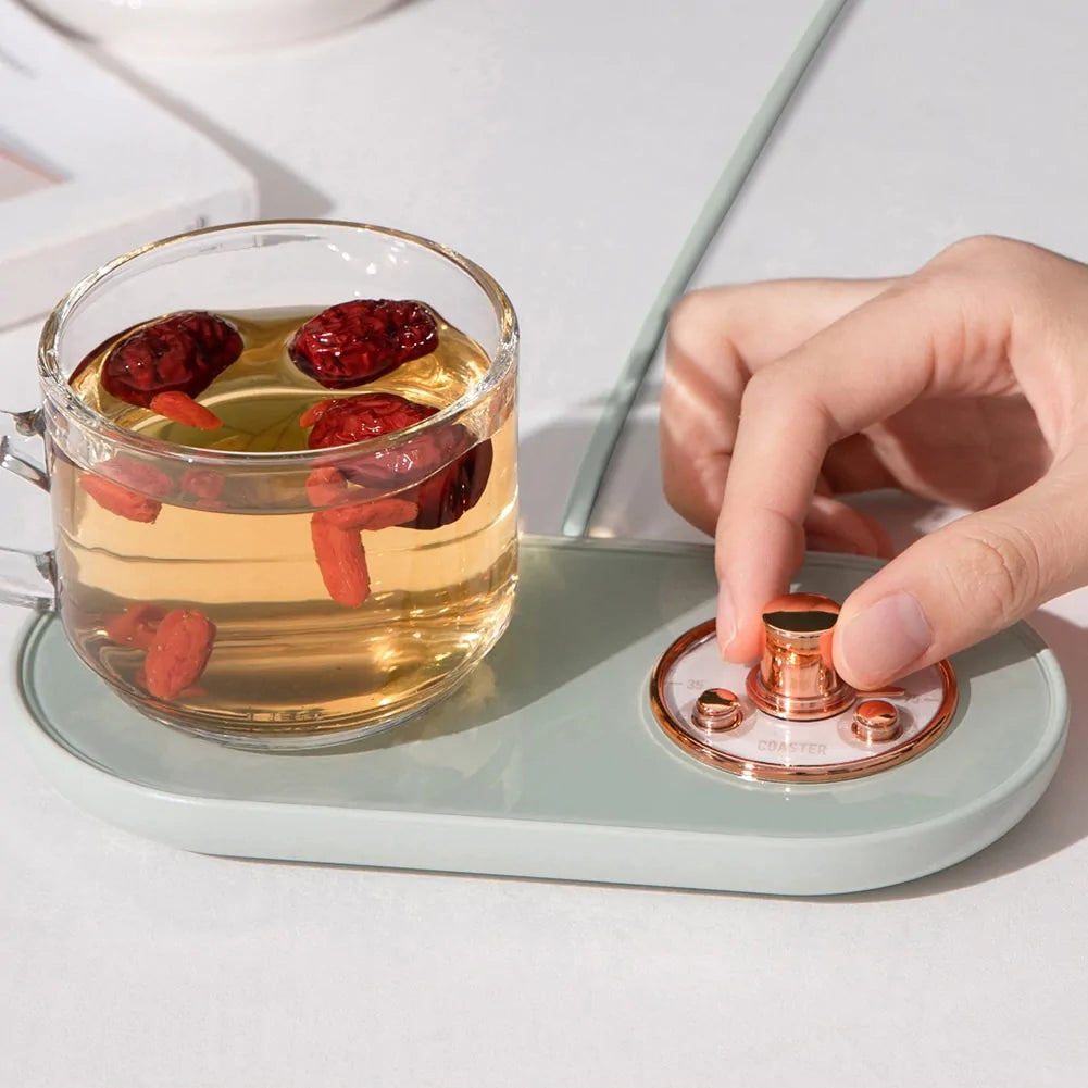 Cup Heater Warmer: Coaster for Milk, Coffee, and Tea