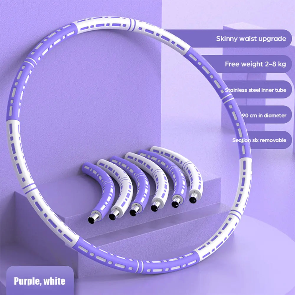 Stainless Steel Fitness Hoop: Abdomen Workout Circle