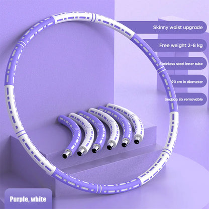 Stainless Steel Fitness Hoop: Abdomen Workout Circle