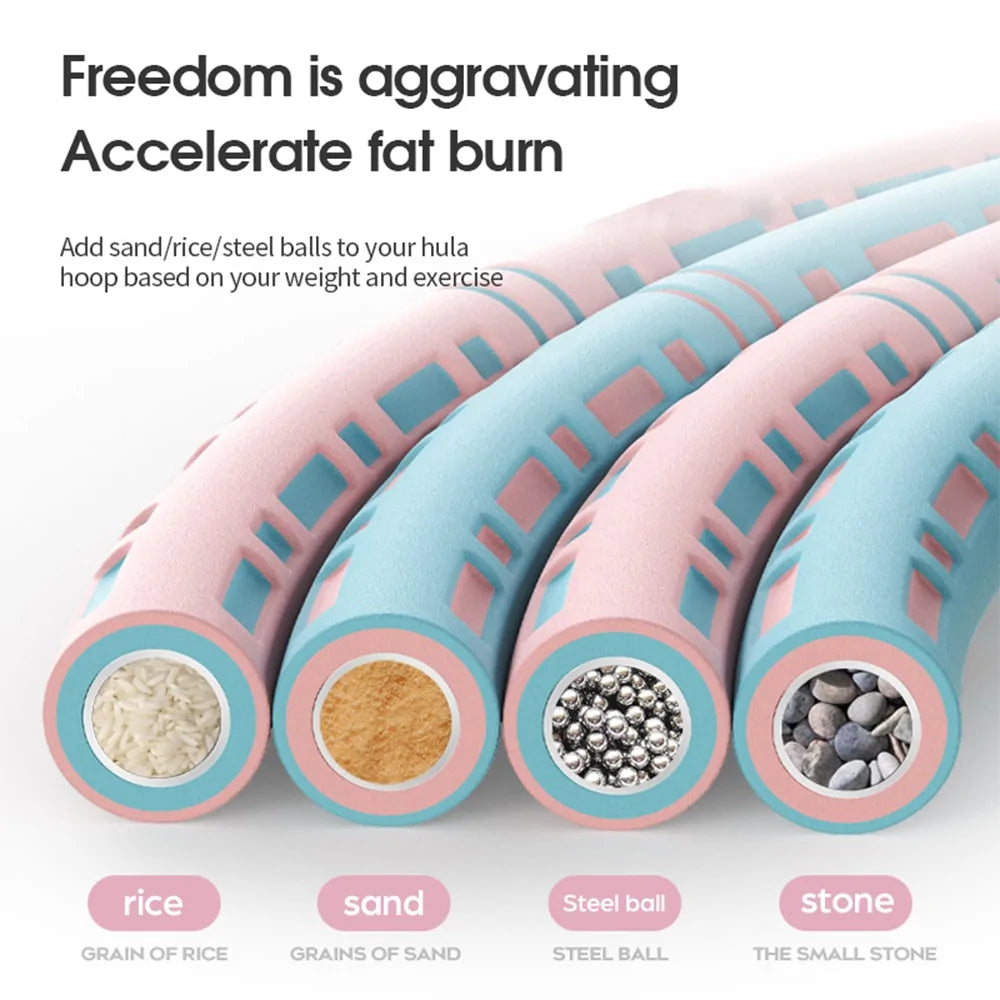 Stainless Steel Fitness Hoop: Abdomen Workout Circle