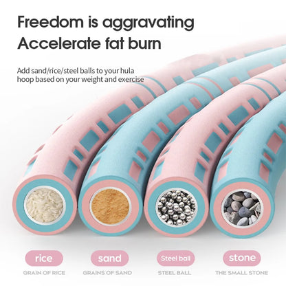 Stainless Steel Fitness Hoop: Abdomen Workout Circle