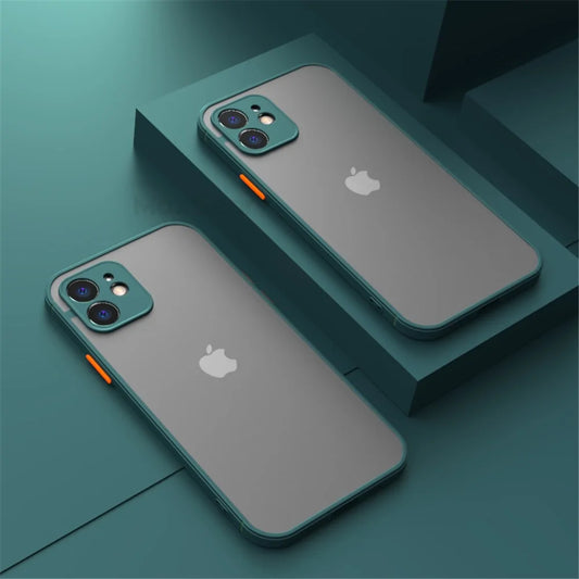 Shockproof Matte Case For iPhone